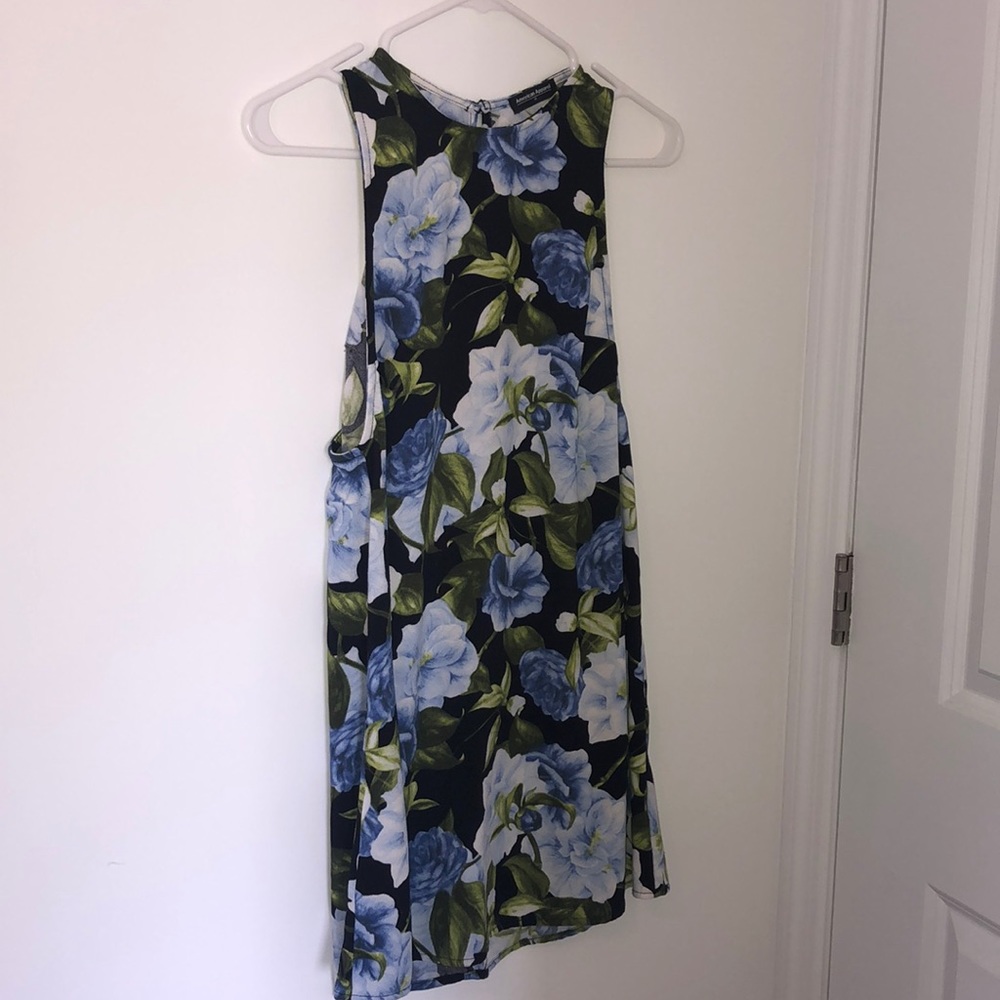 American Apparel Floral Tank Dress